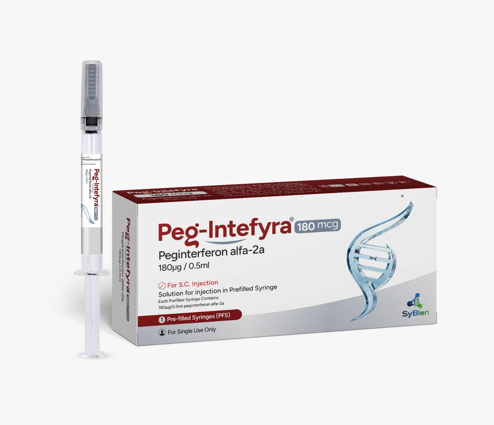 Peg-Intefyra 180mcg